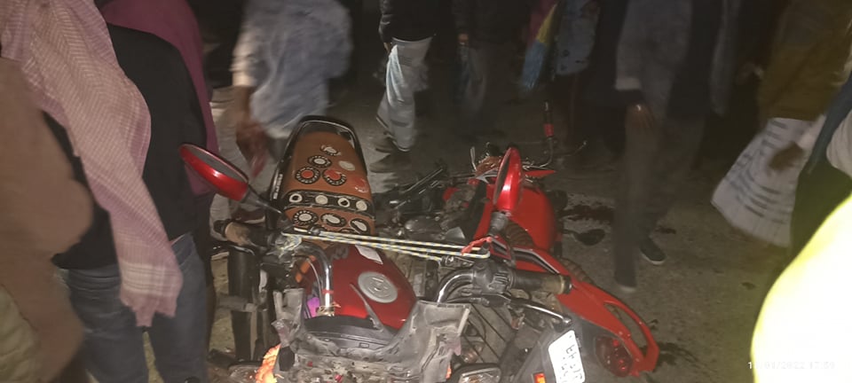 केचना बजार मोटरसाइकल दुर्घटना अपडेट : एक भारतीय नागरिकको मृत्यु
