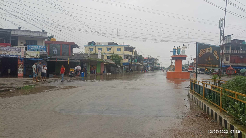 वर्षाले कचनकवलको जनजिवन प्रभावित, कतै डुबान, कतै कटान