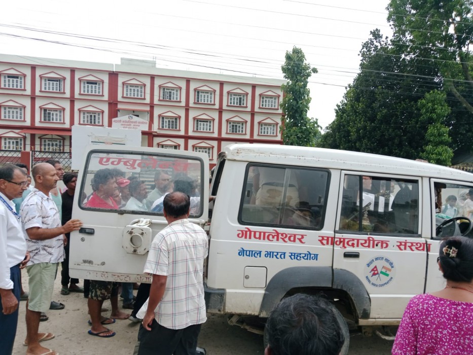 बाह्रदशी गाउँपालिकाको नयाँ भवनबाट लडेर एक कामदारको मृत्यु